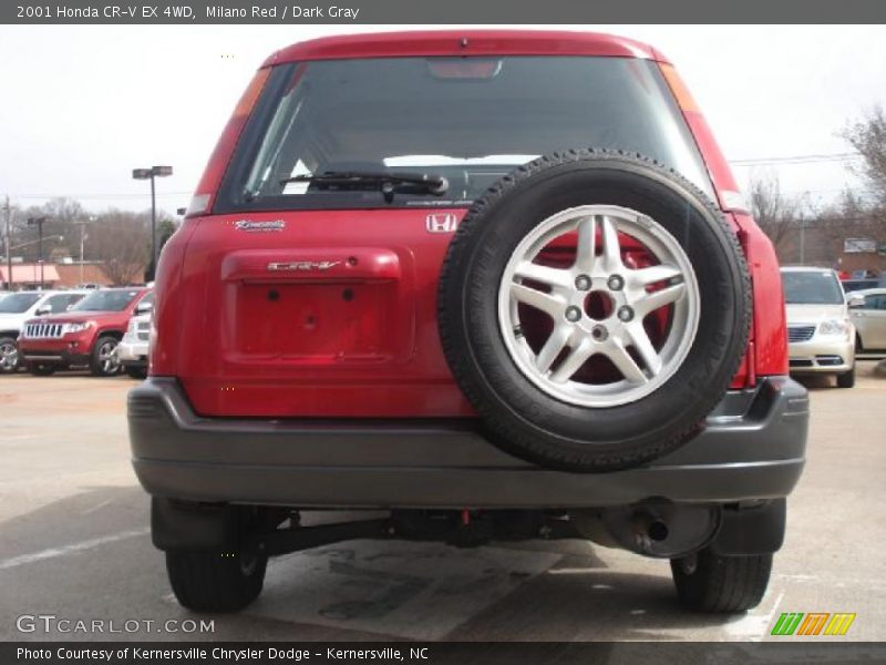 Milano Red / Dark Gray 2001 Honda CR-V EX 4WD