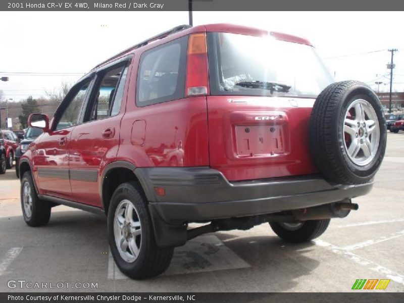 Milano Red / Dark Gray 2001 Honda CR-V EX 4WD