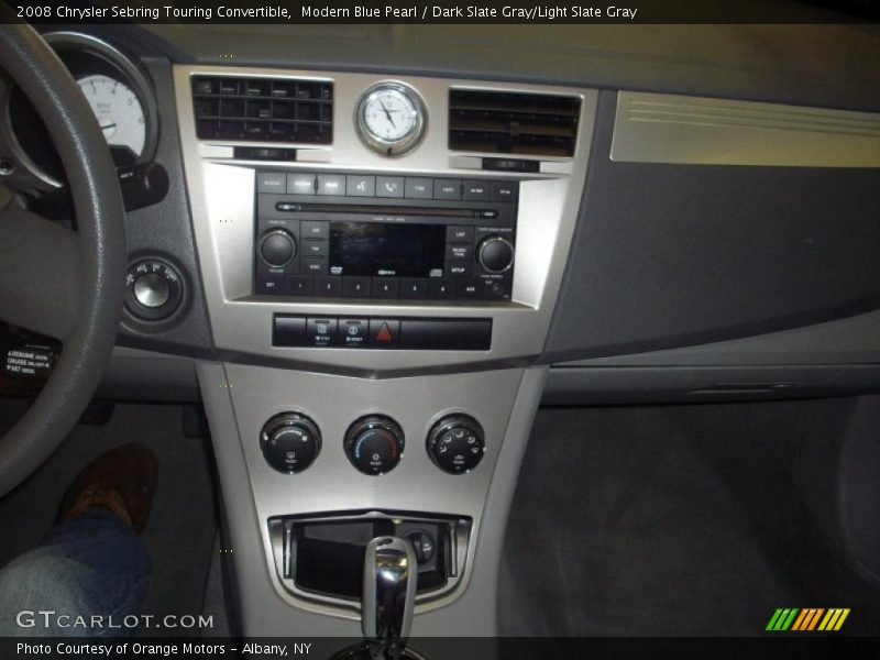 Modern Blue Pearl / Dark Slate Gray/Light Slate Gray 2008 Chrysler Sebring Touring Convertible