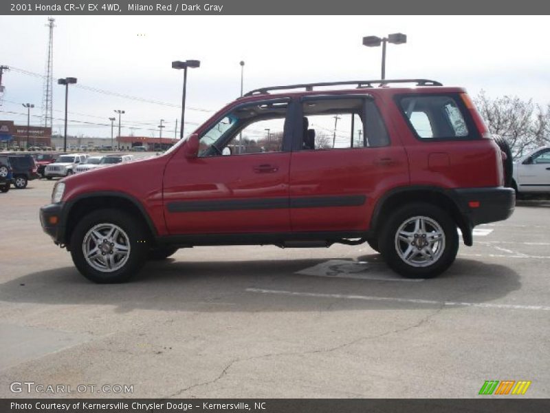 Milano Red / Dark Gray 2001 Honda CR-V EX 4WD