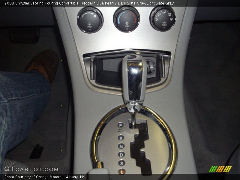 Modern Blue Pearl / Dark Slate Gray/Light Slate Gray 2008 Chrysler Sebring Touring Convertible