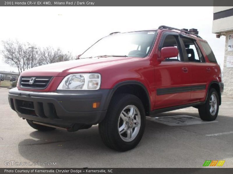 Milano Red / Dark Gray 2001 Honda CR-V EX 4WD