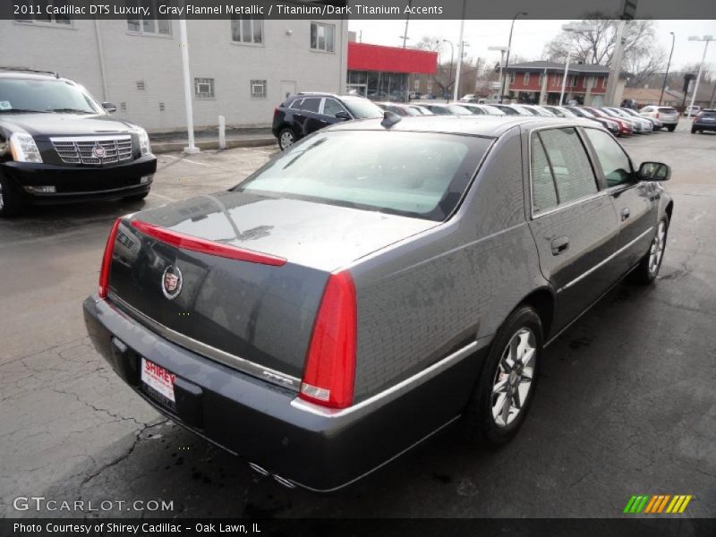Gray Flannel Metallic / Titanium/Dark Titanium Accents 2011 Cadillac DTS Luxury