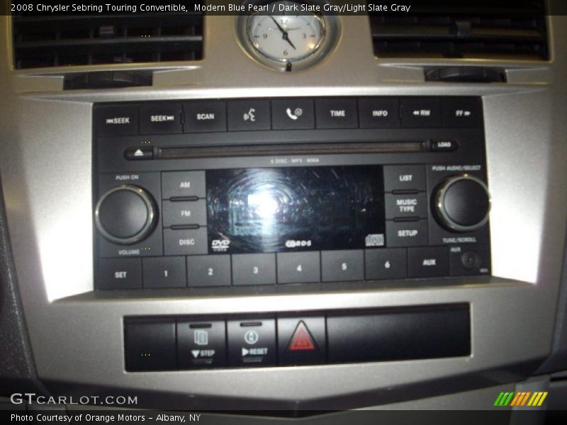 Modern Blue Pearl / Dark Slate Gray/Light Slate Gray 2008 Chrysler Sebring Touring Convertible