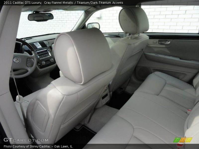  2011 DTS Luxury Titanium/Dark Titanium Accents Interior