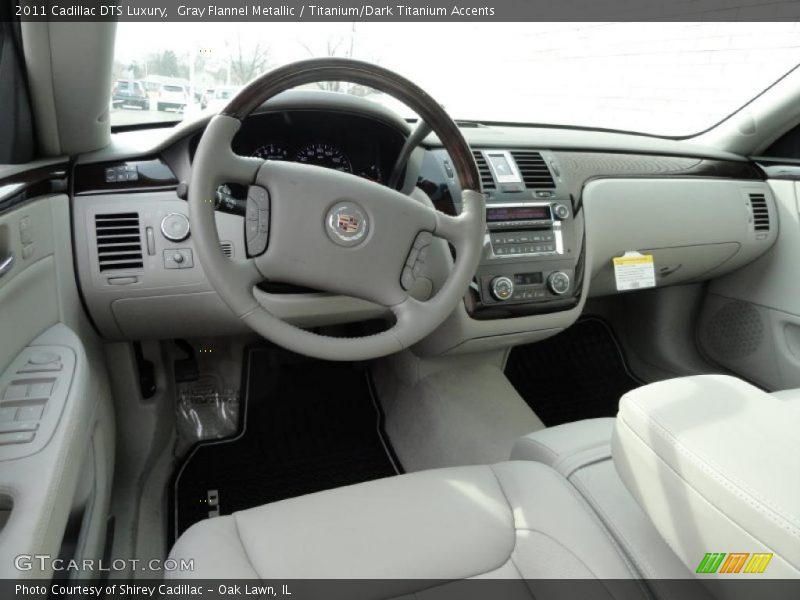 Dashboard of 2011 DTS Luxury