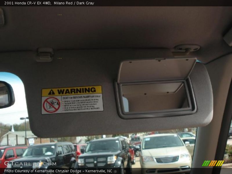 Milano Red / Dark Gray 2001 Honda CR-V EX 4WD