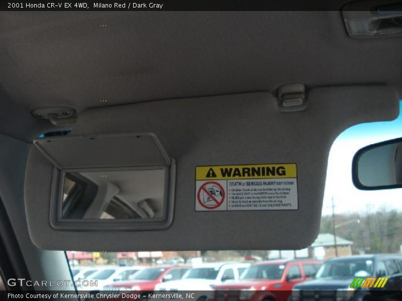 Milano Red / Dark Gray 2001 Honda CR-V EX 4WD