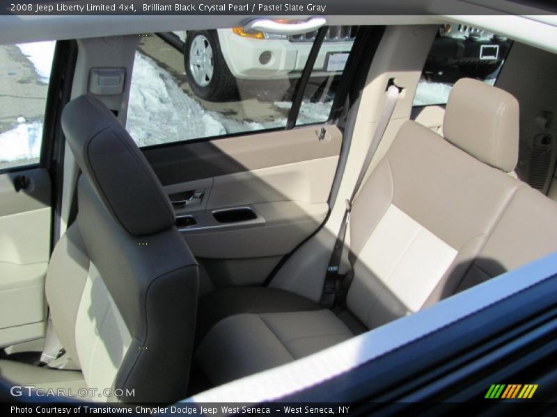 Brilliant Black Crystal Pearl / Pastel Slate Gray 2008 Jeep Liberty Limited 4x4