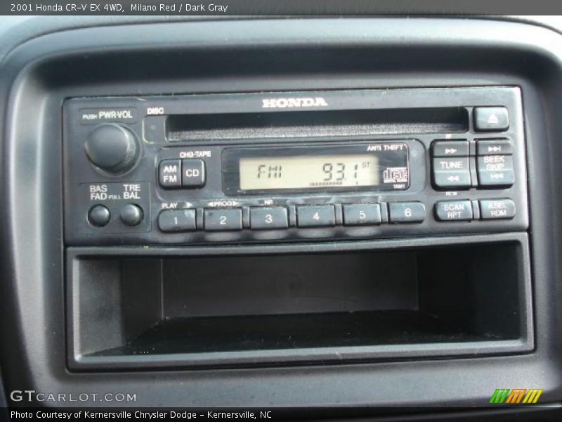 Milano Red / Dark Gray 2001 Honda CR-V EX 4WD