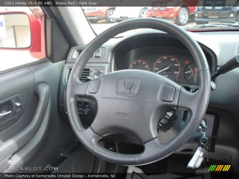 Milano Red / Dark Gray 2001 Honda CR-V EX 4WD