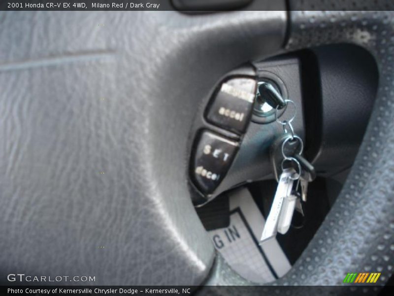 Milano Red / Dark Gray 2001 Honda CR-V EX 4WD