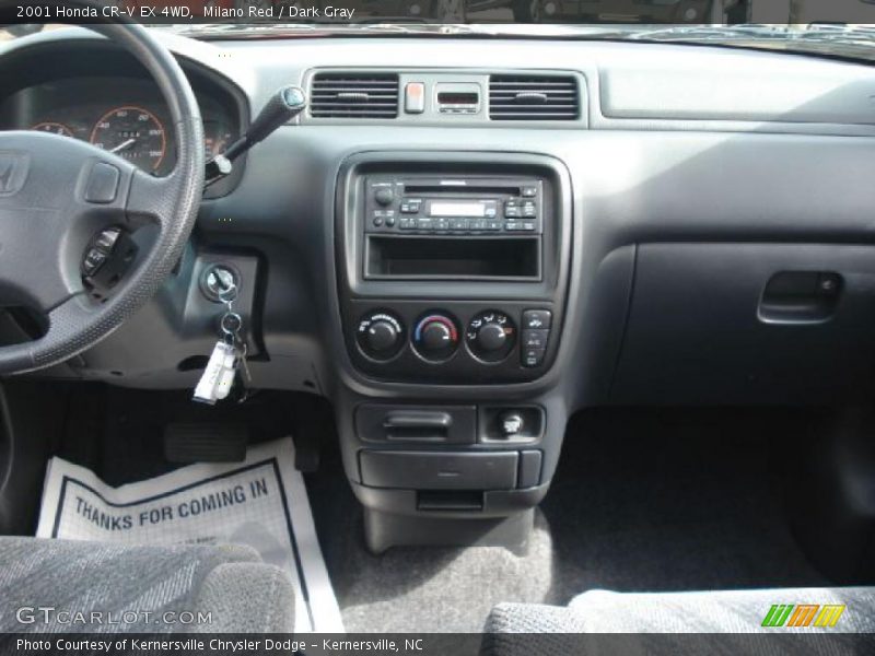 Milano Red / Dark Gray 2001 Honda CR-V EX 4WD