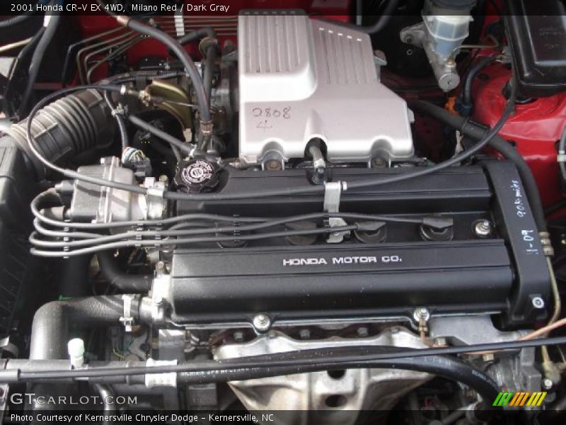 Milano Red / Dark Gray 2001 Honda CR-V EX 4WD