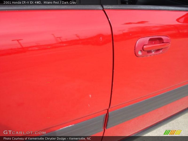 Milano Red / Dark Gray 2001 Honda CR-V EX 4WD