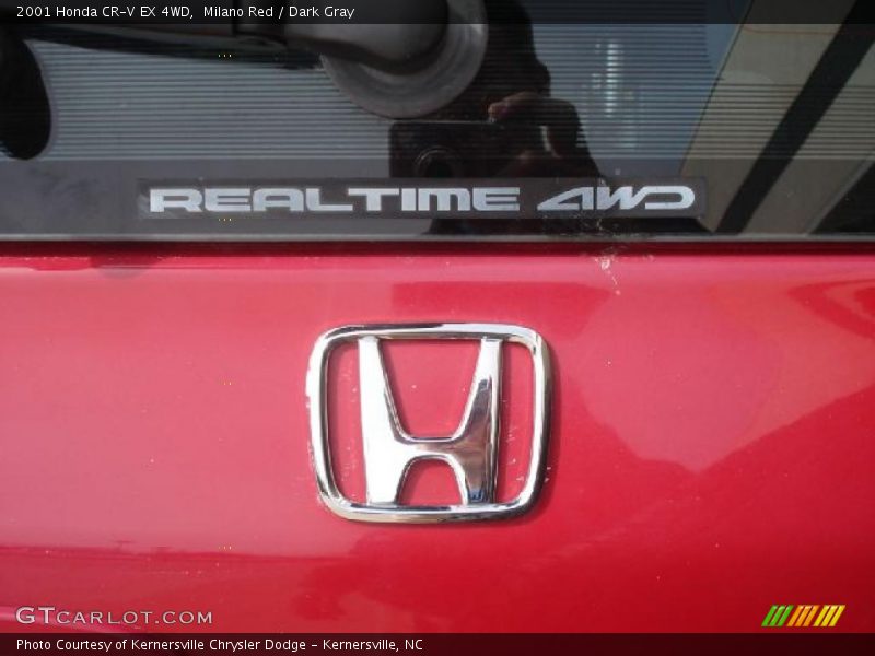 Milano Red / Dark Gray 2001 Honda CR-V EX 4WD