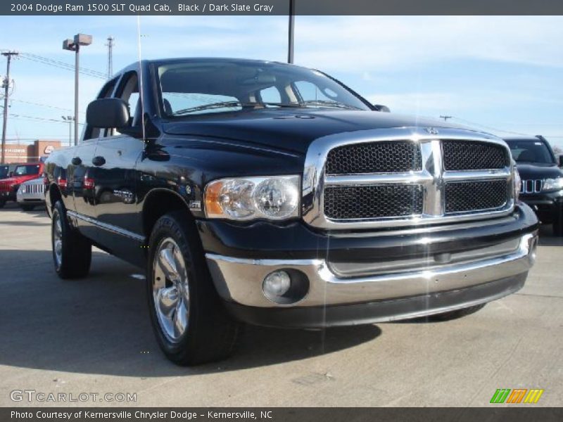Black / Dark Slate Gray 2004 Dodge Ram 1500 SLT Quad Cab