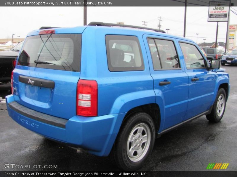 Surf Blue Pearl / Dark Slate Gray 2008 Jeep Patriot Sport 4x4