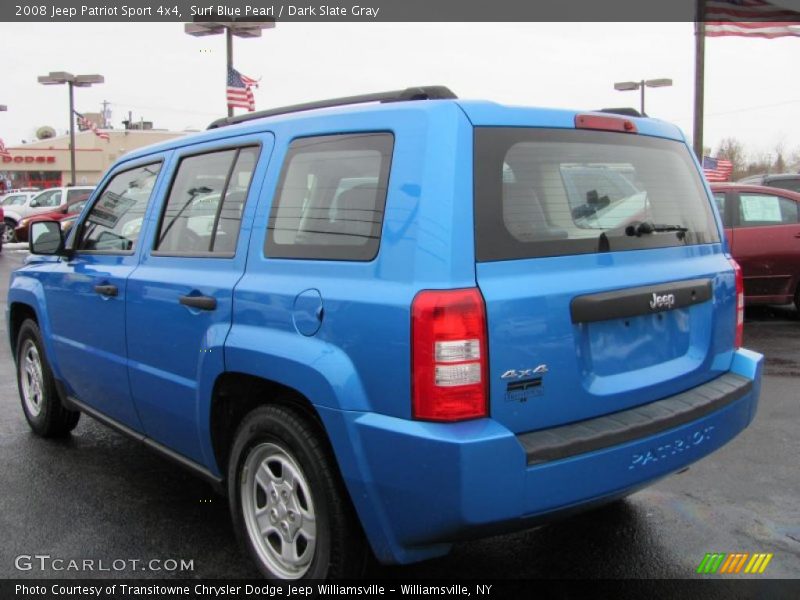 Surf Blue Pearl / Dark Slate Gray 2008 Jeep Patriot Sport 4x4