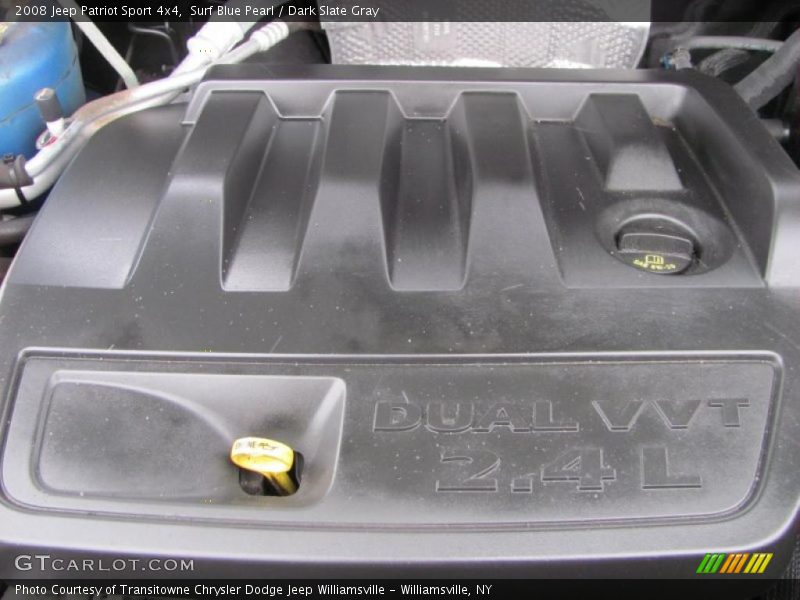 Surf Blue Pearl / Dark Slate Gray 2008 Jeep Patriot Sport 4x4