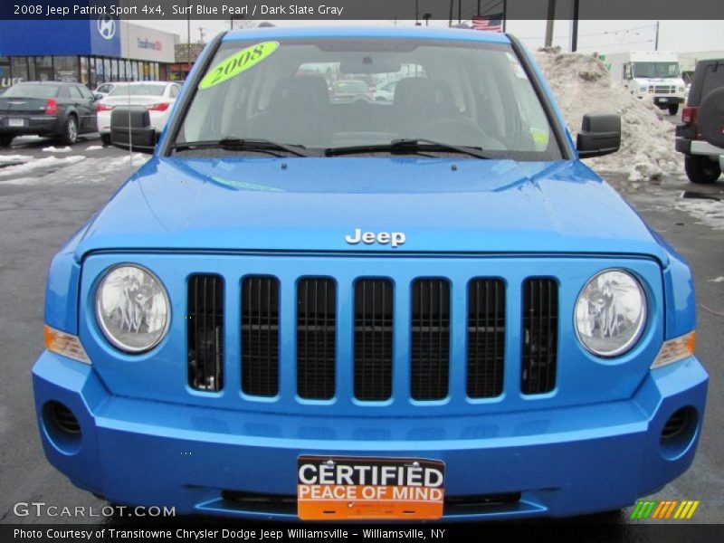 Surf Blue Pearl / Dark Slate Gray 2008 Jeep Patriot Sport 4x4