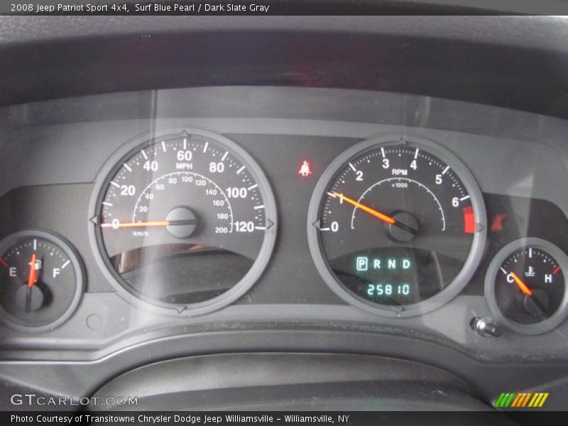 Surf Blue Pearl / Dark Slate Gray 2008 Jeep Patriot Sport 4x4