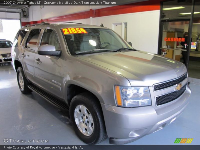 Graystone Metallic / Dark Titanium/Light Titanium 2007 Chevrolet Tahoe LT