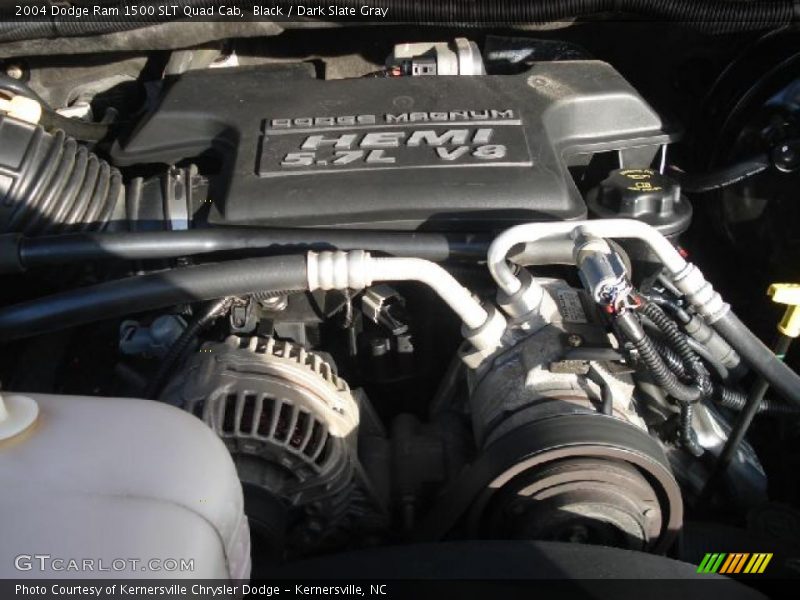 Black / Dark Slate Gray 2004 Dodge Ram 1500 SLT Quad Cab