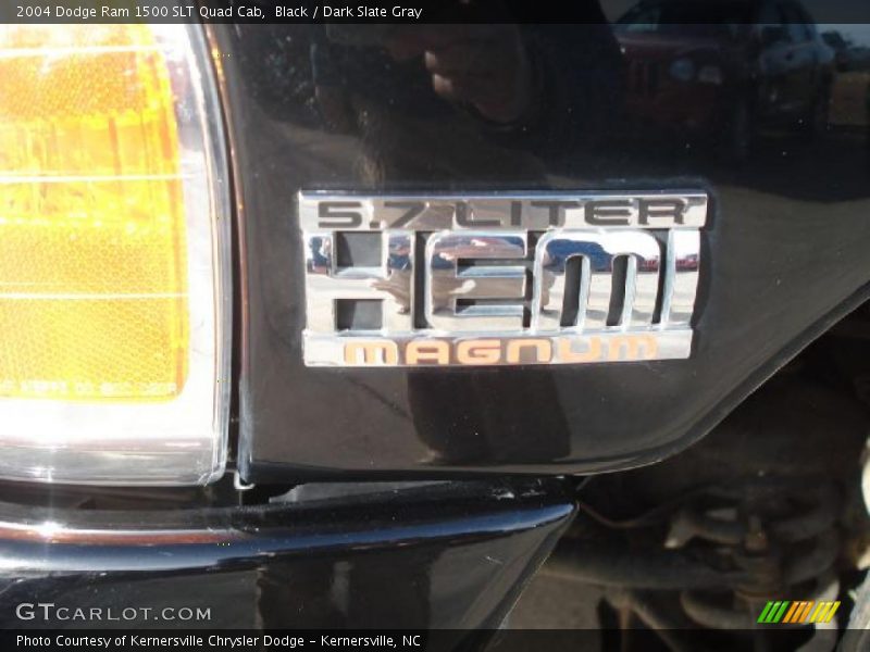 Black / Dark Slate Gray 2004 Dodge Ram 1500 SLT Quad Cab