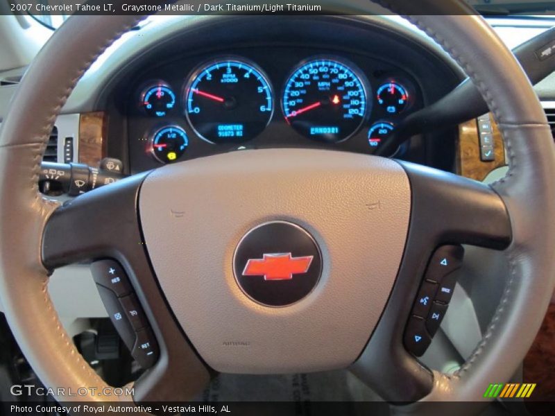Graystone Metallic / Dark Titanium/Light Titanium 2007 Chevrolet Tahoe LT