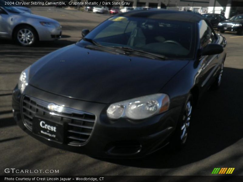 Graphite Metallic / Dark Slate Gray 2004 Chrysler Sebring Convertible