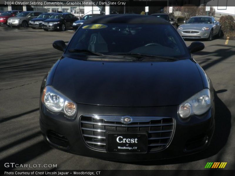 Graphite Metallic / Dark Slate Gray 2004 Chrysler Sebring Convertible