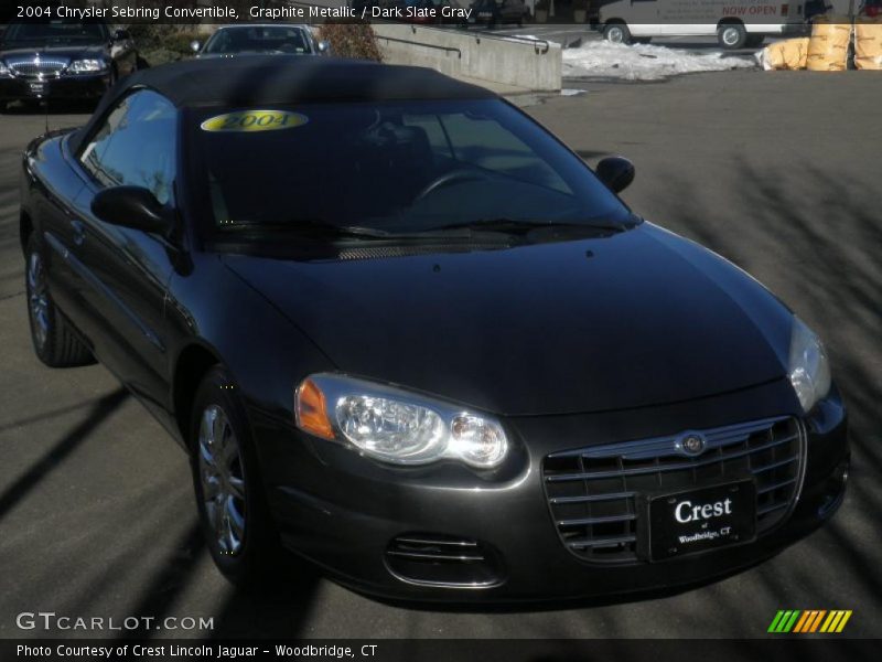 Graphite Metallic / Dark Slate Gray 2004 Chrysler Sebring Convertible