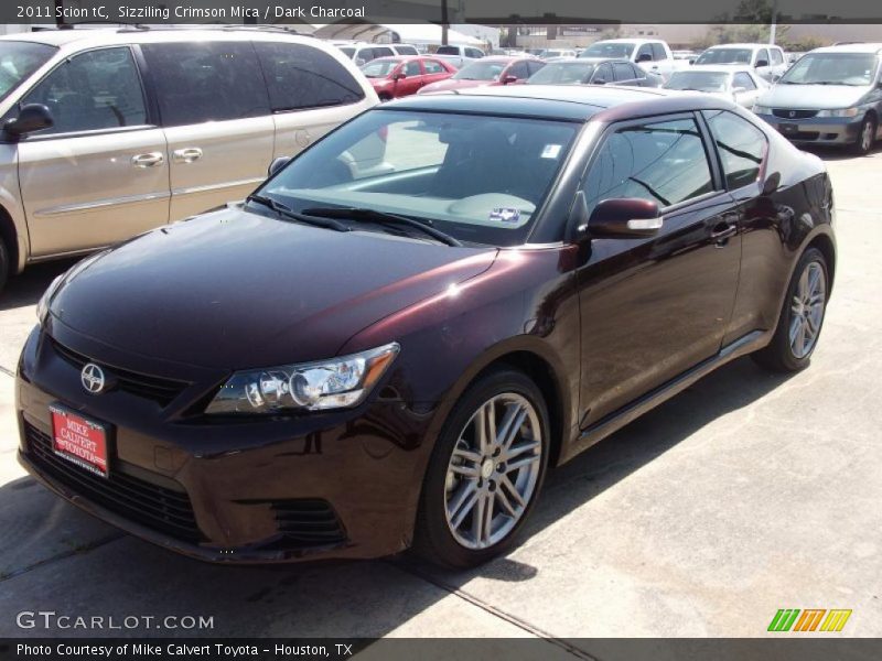 Sizziling Crimson Mica / Dark Charcoal 2011 Scion tC