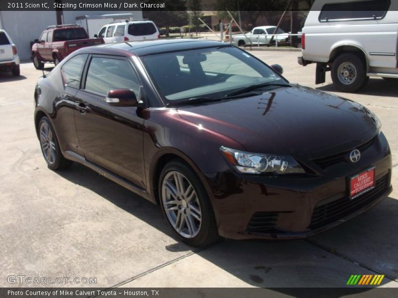 Sizziling Crimson Mica / Dark Charcoal 2011 Scion tC