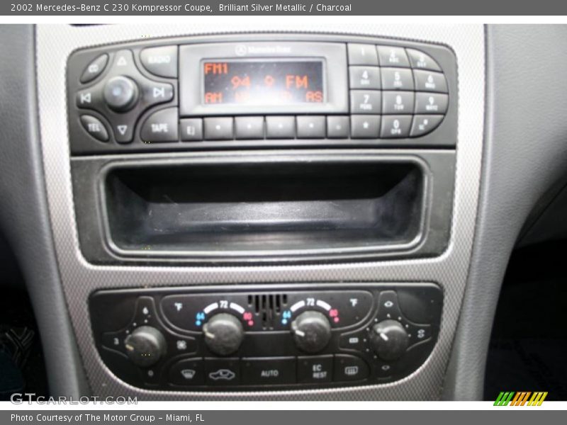 Controls of 2002 C 230 Kompressor Coupe