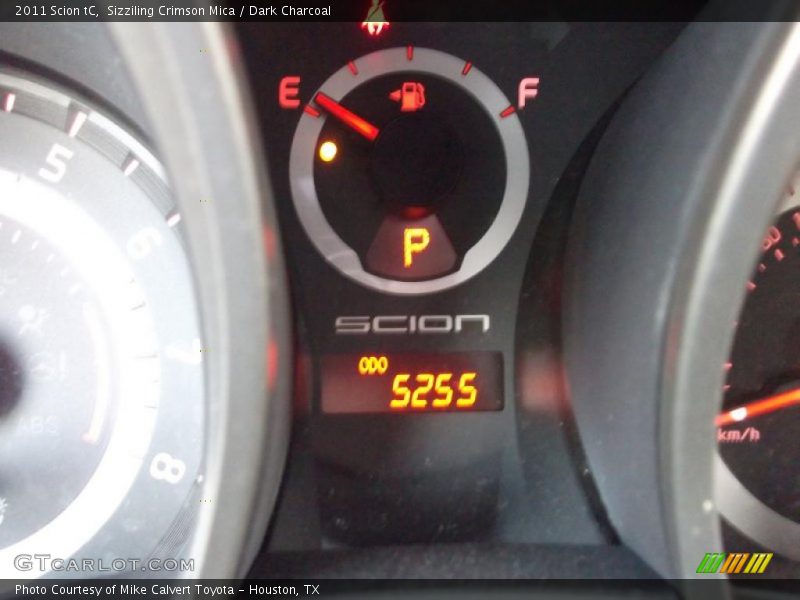Sizziling Crimson Mica / Dark Charcoal 2011 Scion tC