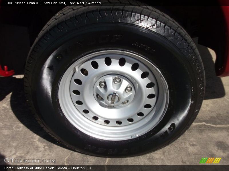 Red Alert / Almond 2008 Nissan Titan XE Crew Cab 4x4