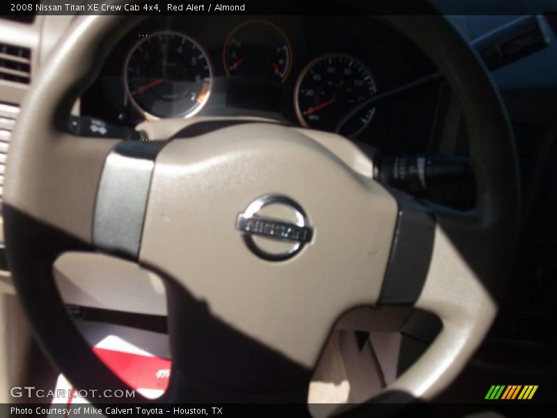 Red Alert / Almond 2008 Nissan Titan XE Crew Cab 4x4