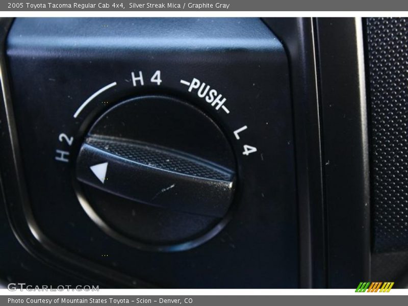 Controls of 2005 Tacoma Regular Cab 4x4