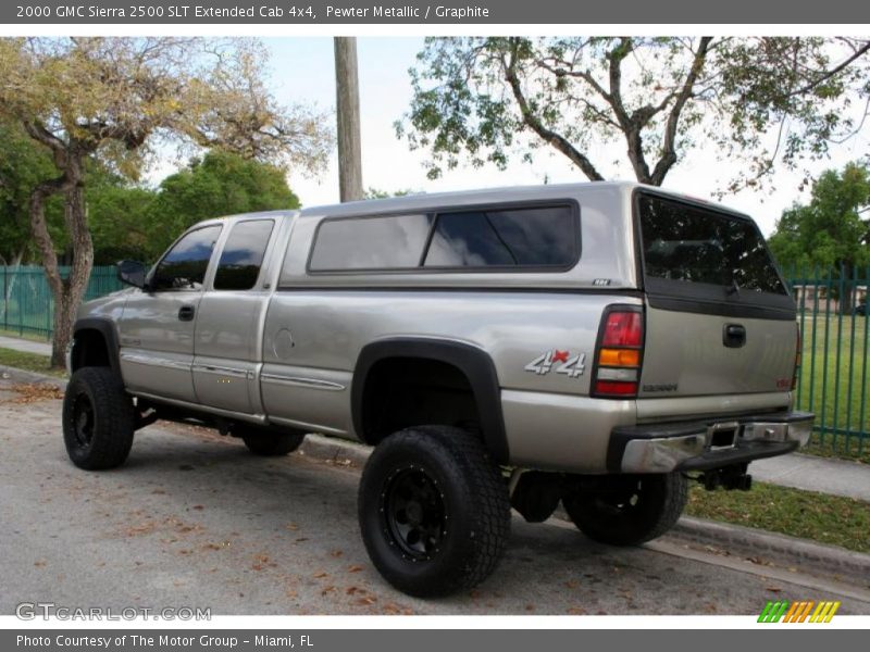 Pewter Metallic / Graphite 2000 GMC Sierra 2500 SLT Extended Cab 4x4