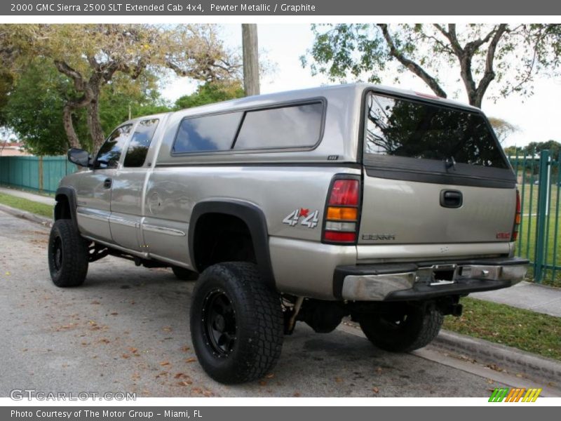 Pewter Metallic / Graphite 2000 GMC Sierra 2500 SLT Extended Cab 4x4