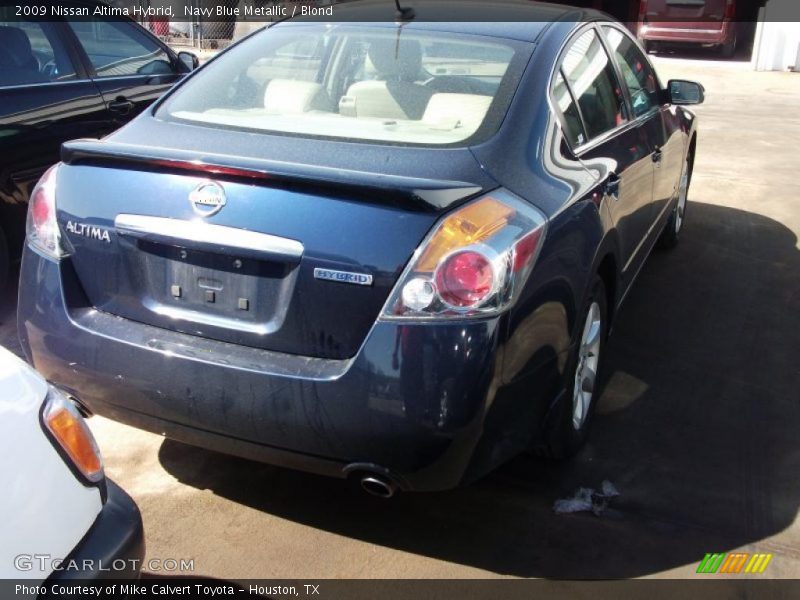 Navy Blue Metallic / Blond 2009 Nissan Altima Hybrid