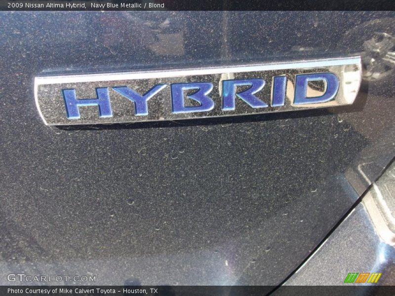 Navy Blue Metallic / Blond 2009 Nissan Altima Hybrid