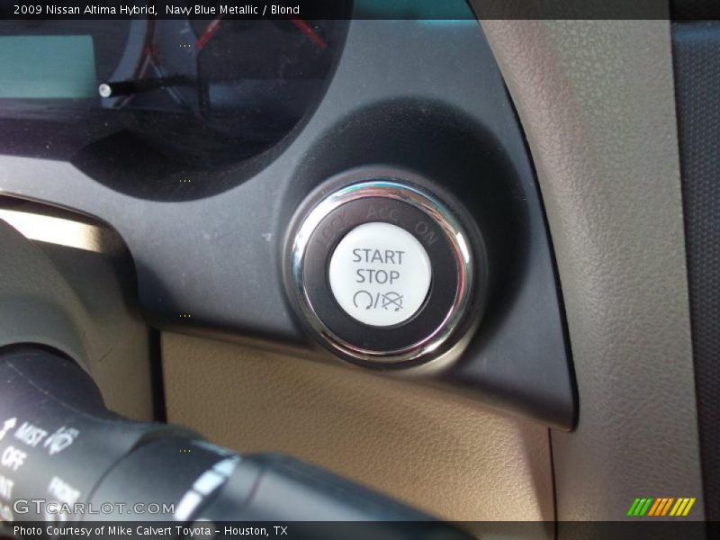 Navy Blue Metallic / Blond 2009 Nissan Altima Hybrid