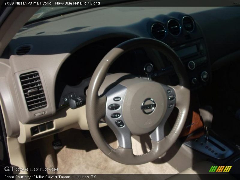 Navy Blue Metallic / Blond 2009 Nissan Altima Hybrid