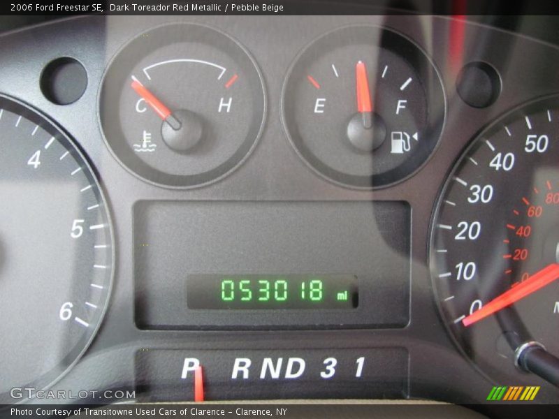 Dark Toreador Red Metallic / Pebble Beige 2006 Ford Freestar SE