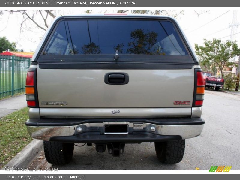 Pewter Metallic / Graphite 2000 GMC Sierra 2500 SLT Extended Cab 4x4