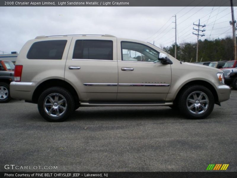 Light Sandstone Metallic / Light Graystone 2008 Chrysler Aspen Limited