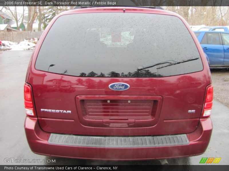 Dark Toreador Red Metallic / Pebble Beige 2006 Ford Freestar SE